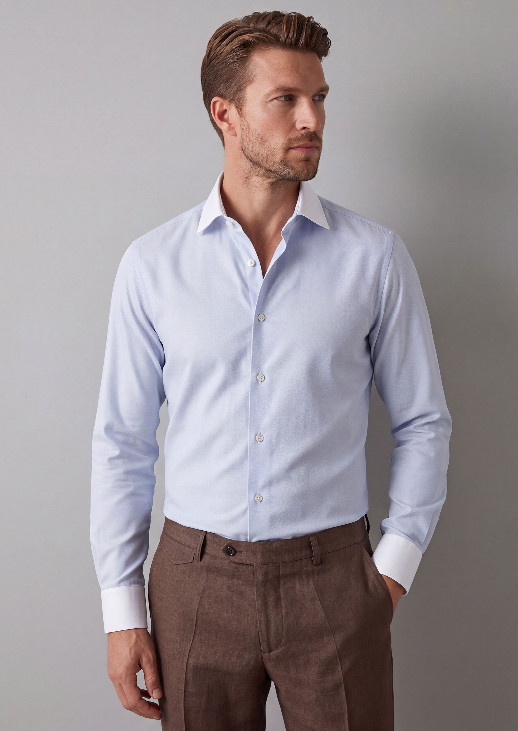 Blue Long Sleeve Shirt
