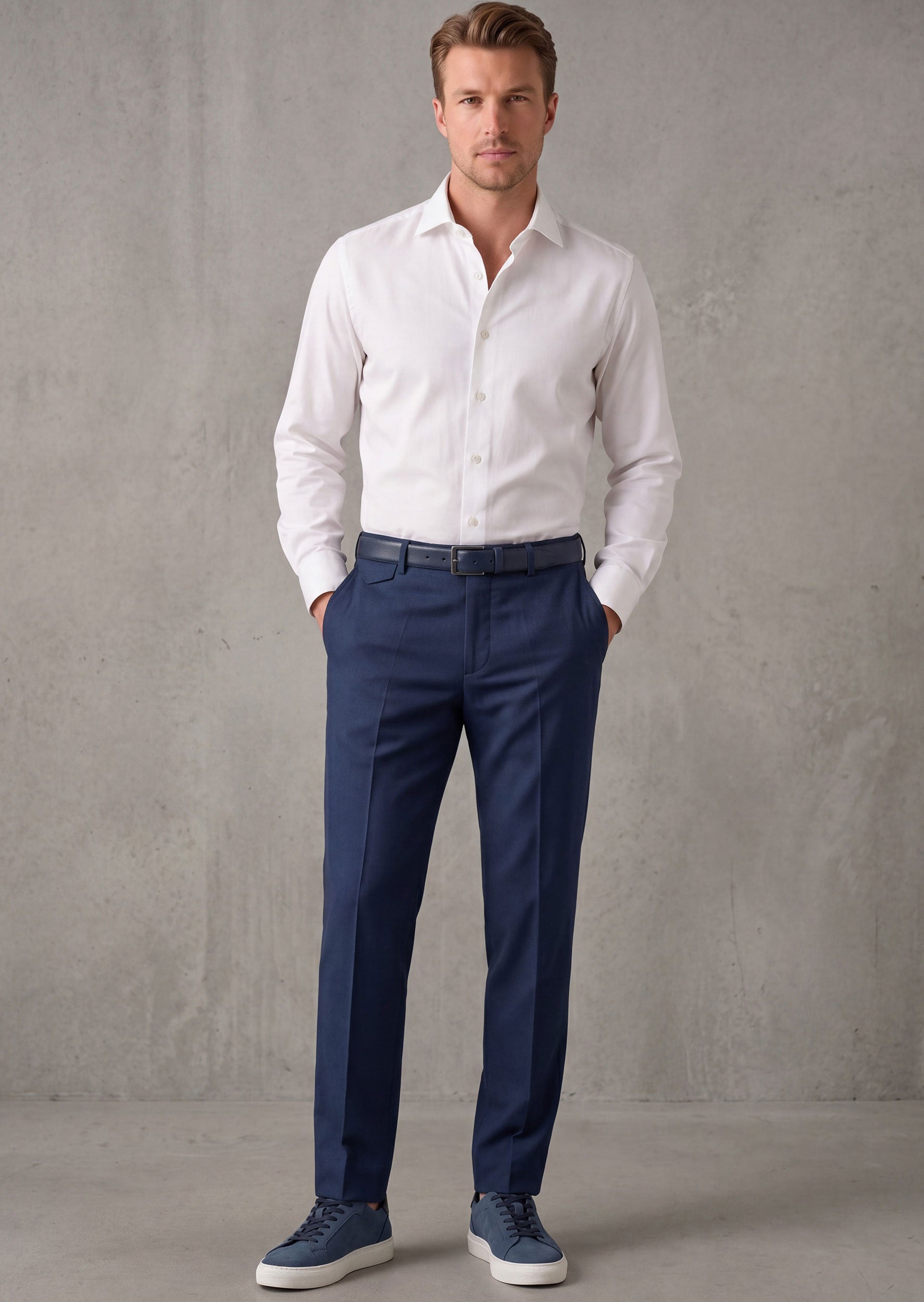 Cream Plain Shirt