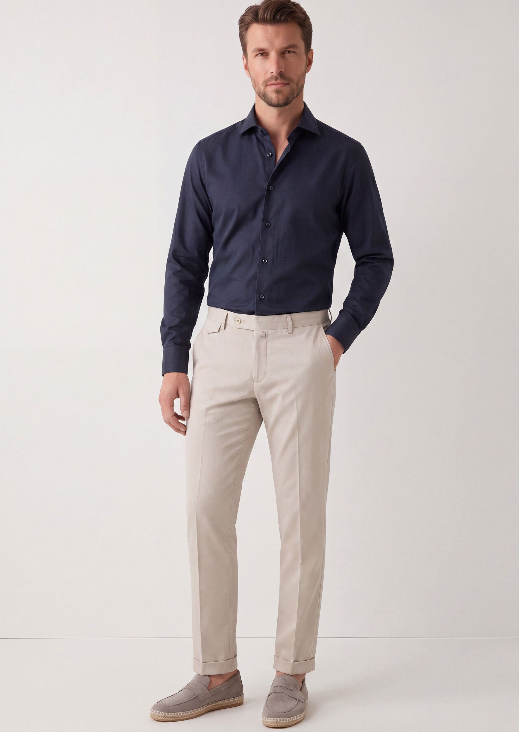 Navy Plain Shirt