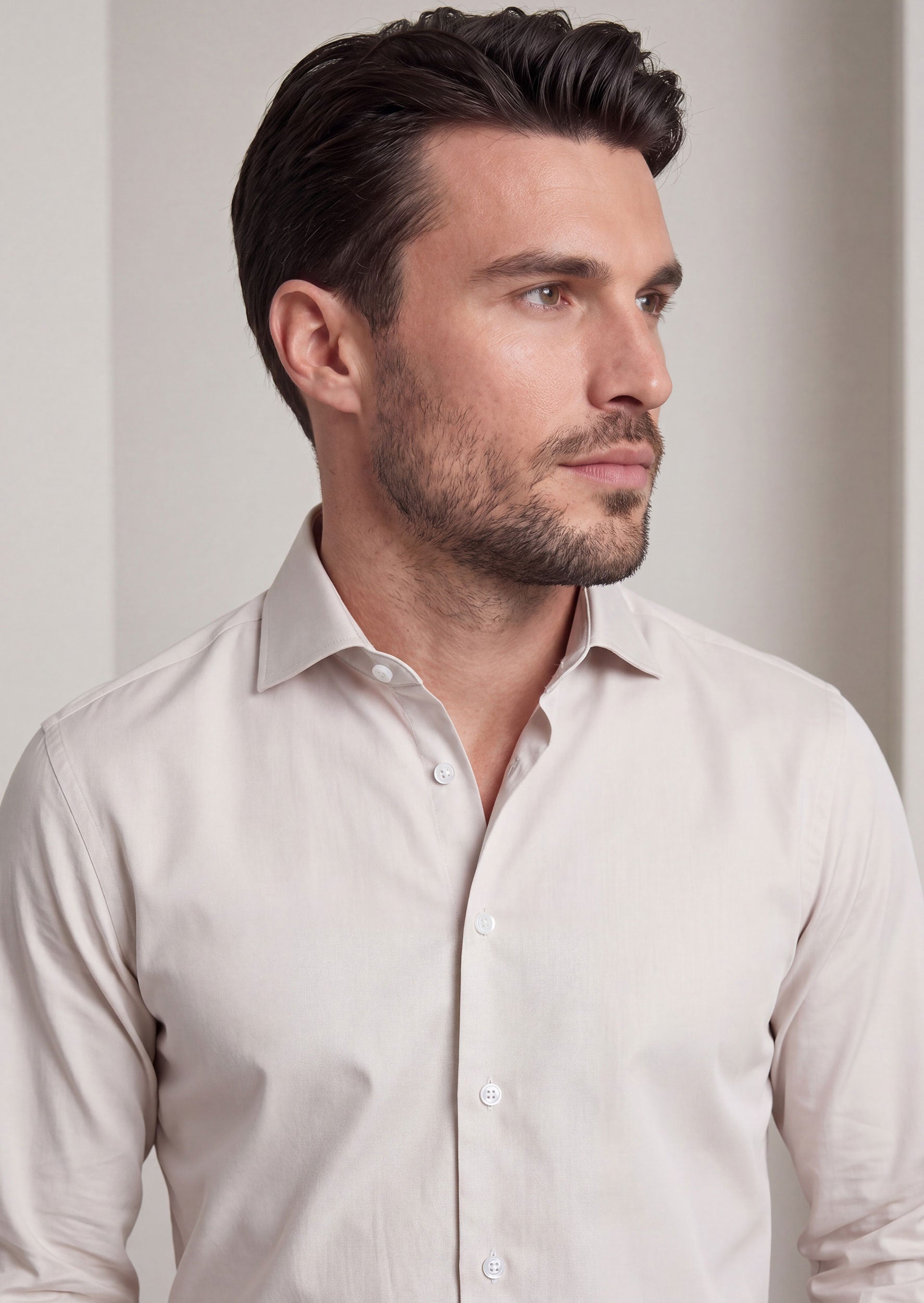 Grey Plain Shirt