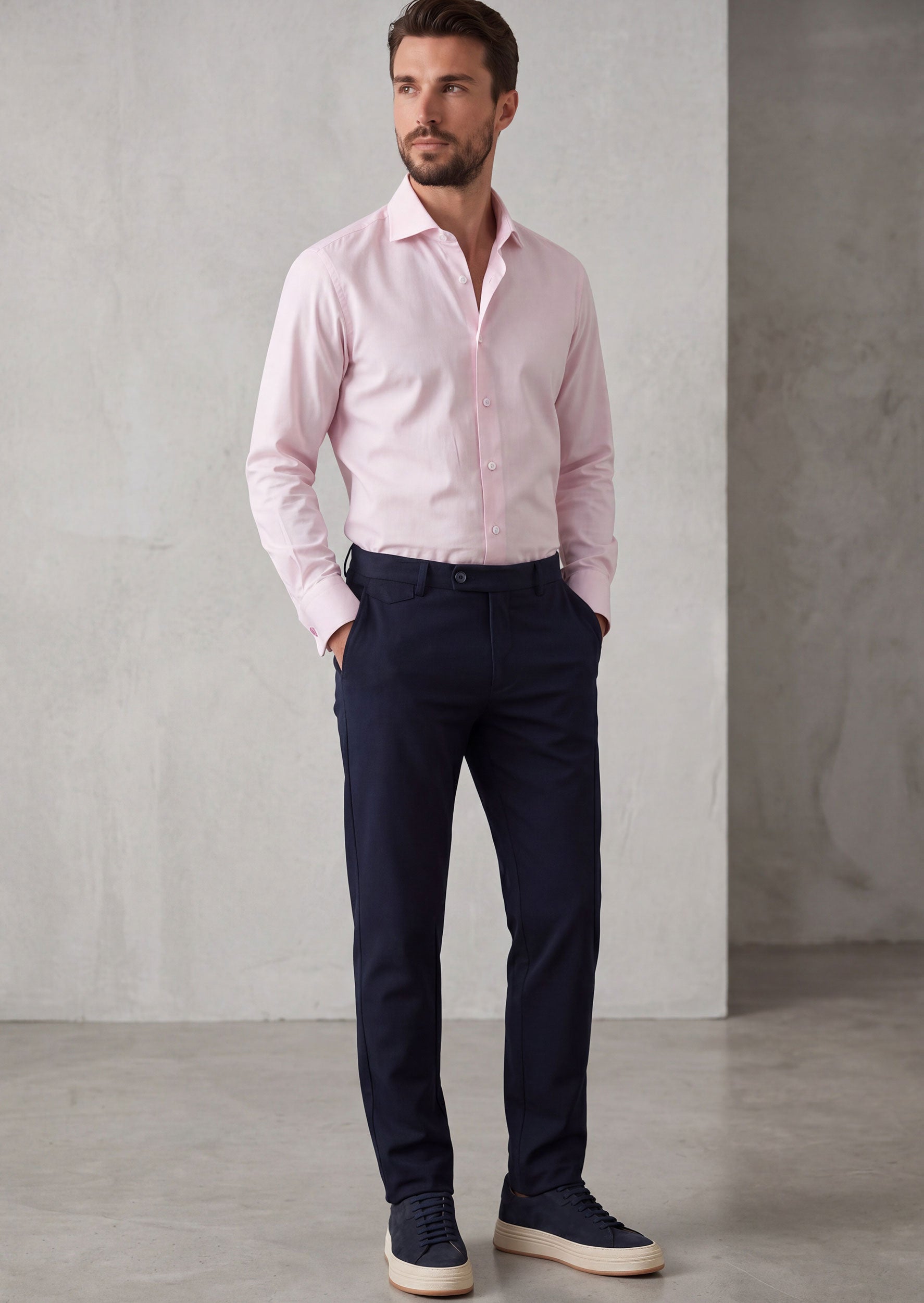 Pink Plain Shirt