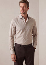 Beige Long Sleeve Shirt