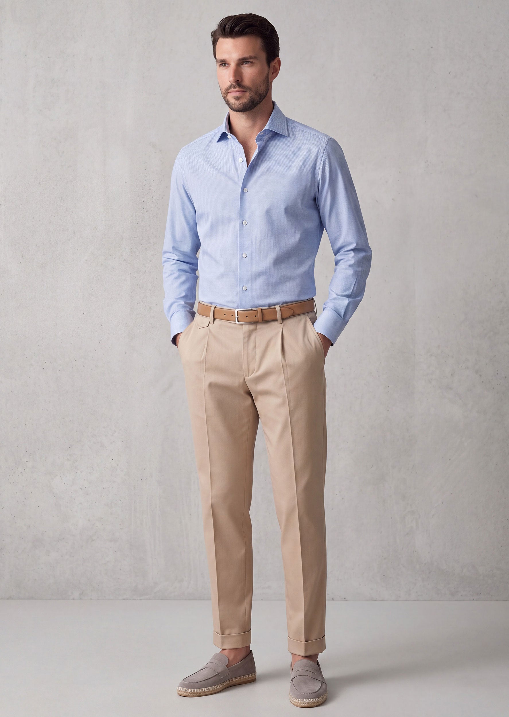 Blue Long Sleeve Shirt