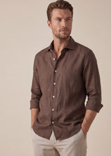 Brown Long Sleeve Shirt