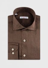Brown Long Sleeve Shirt