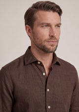 Brown Long Sleeve Shirt
