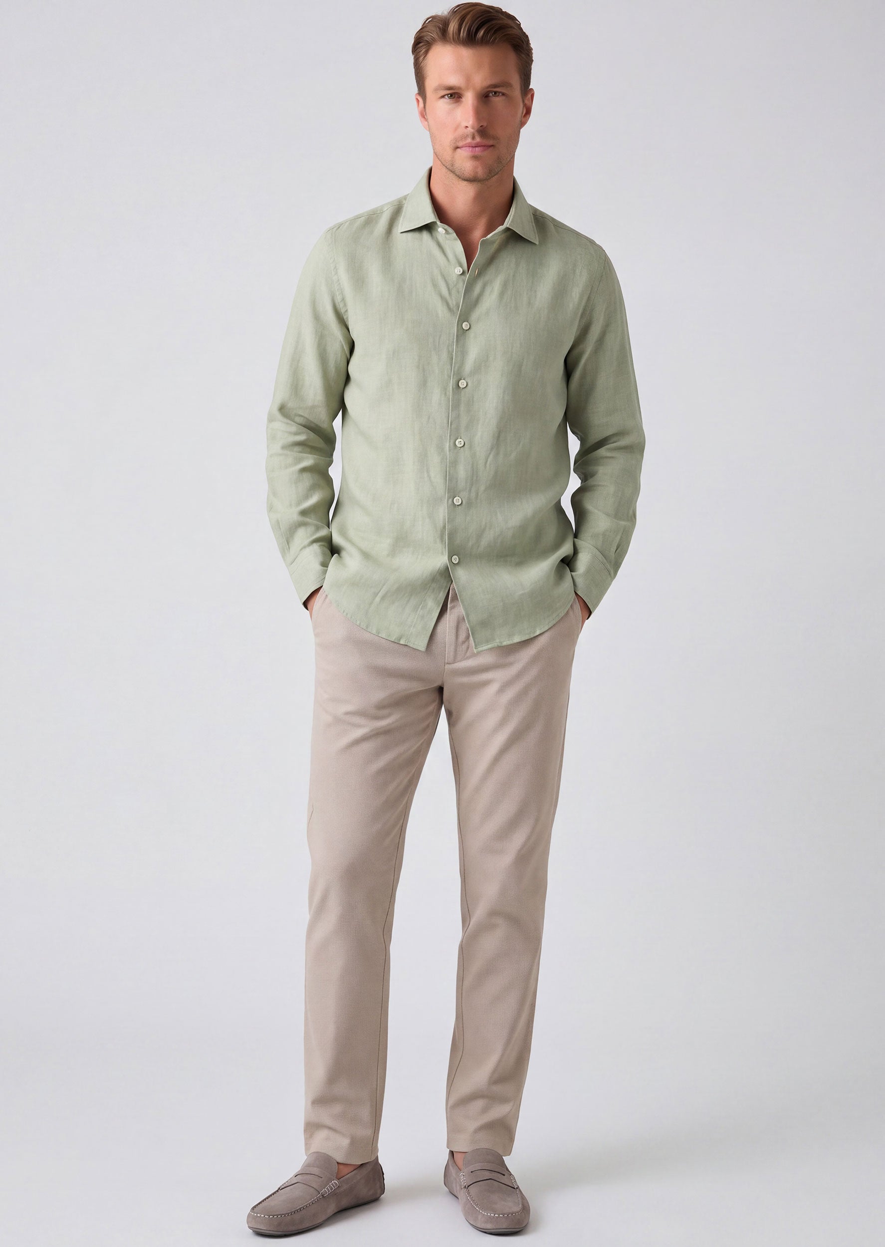 Green Long Sleeve Shirt