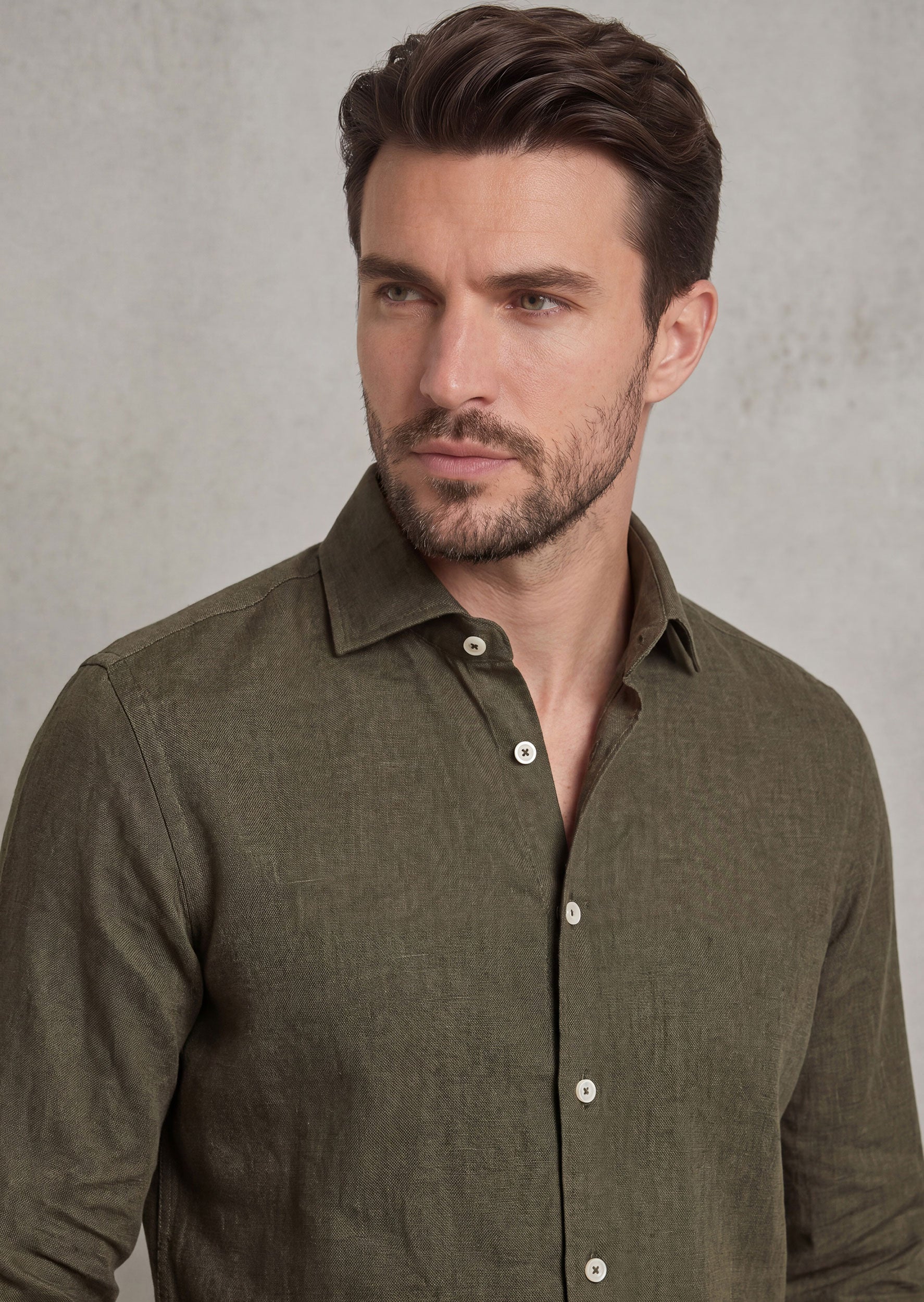 Khaki Long Sleeve Shirt