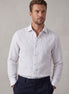 White - Navy Long Sleeve Shirt