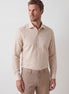 Beige - Brown Long Sleeve Shirt