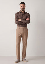Brown Plain Shirt