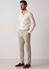 Beige Plain Shirt