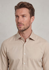 Camel Plain Shirt
