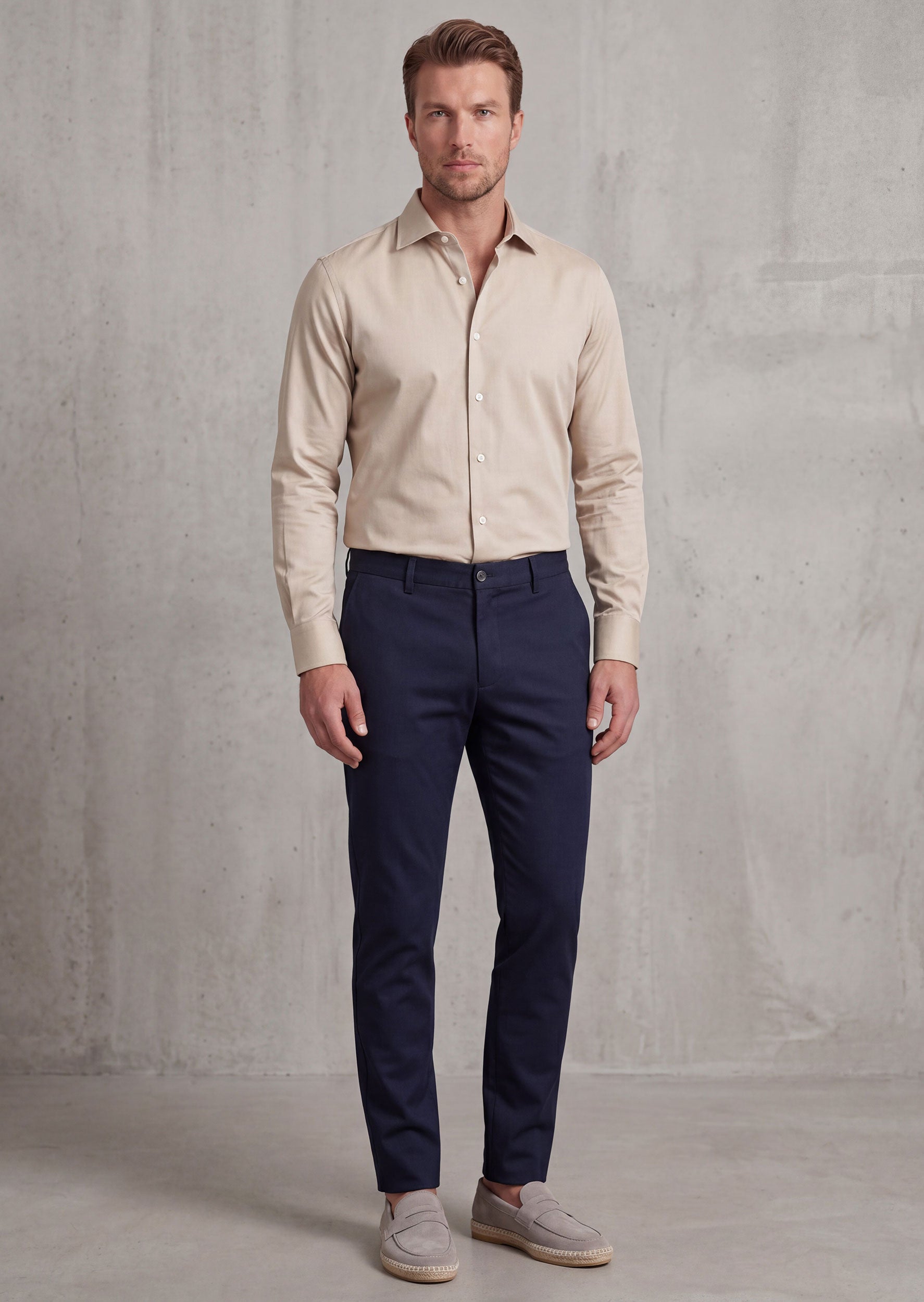 Camel Plain Shirt