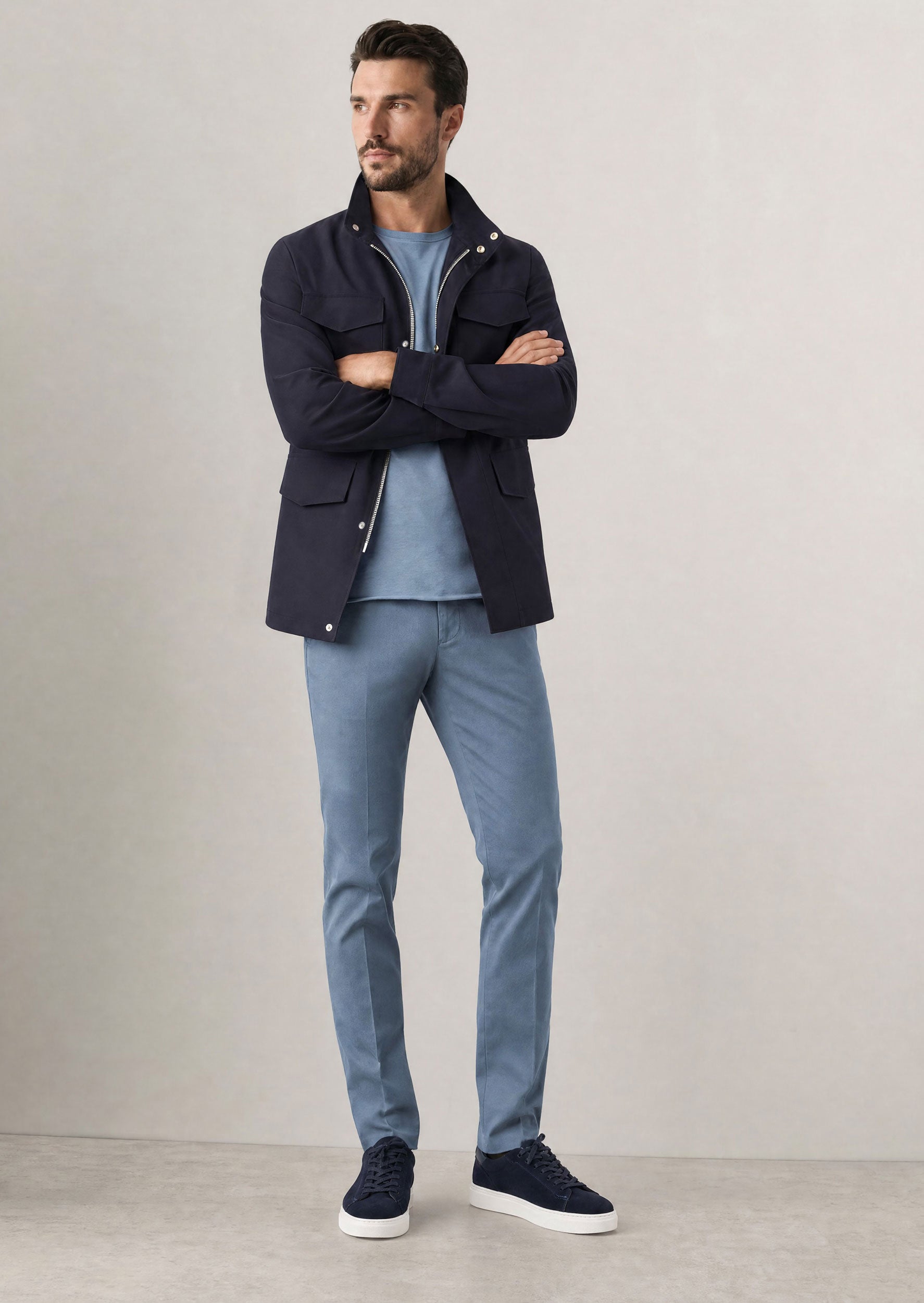 Navy Light Jacket