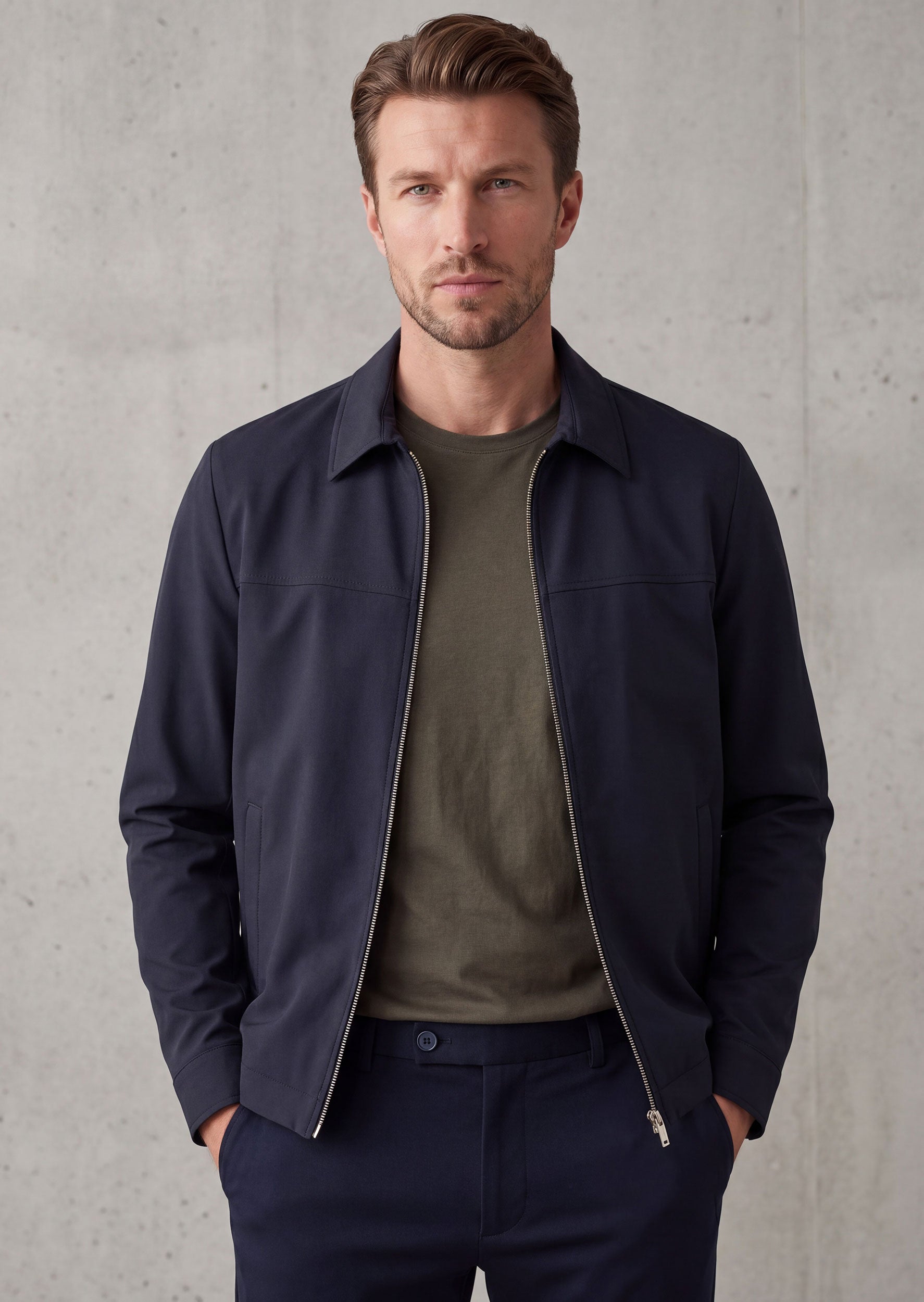 Navy Light Jacket