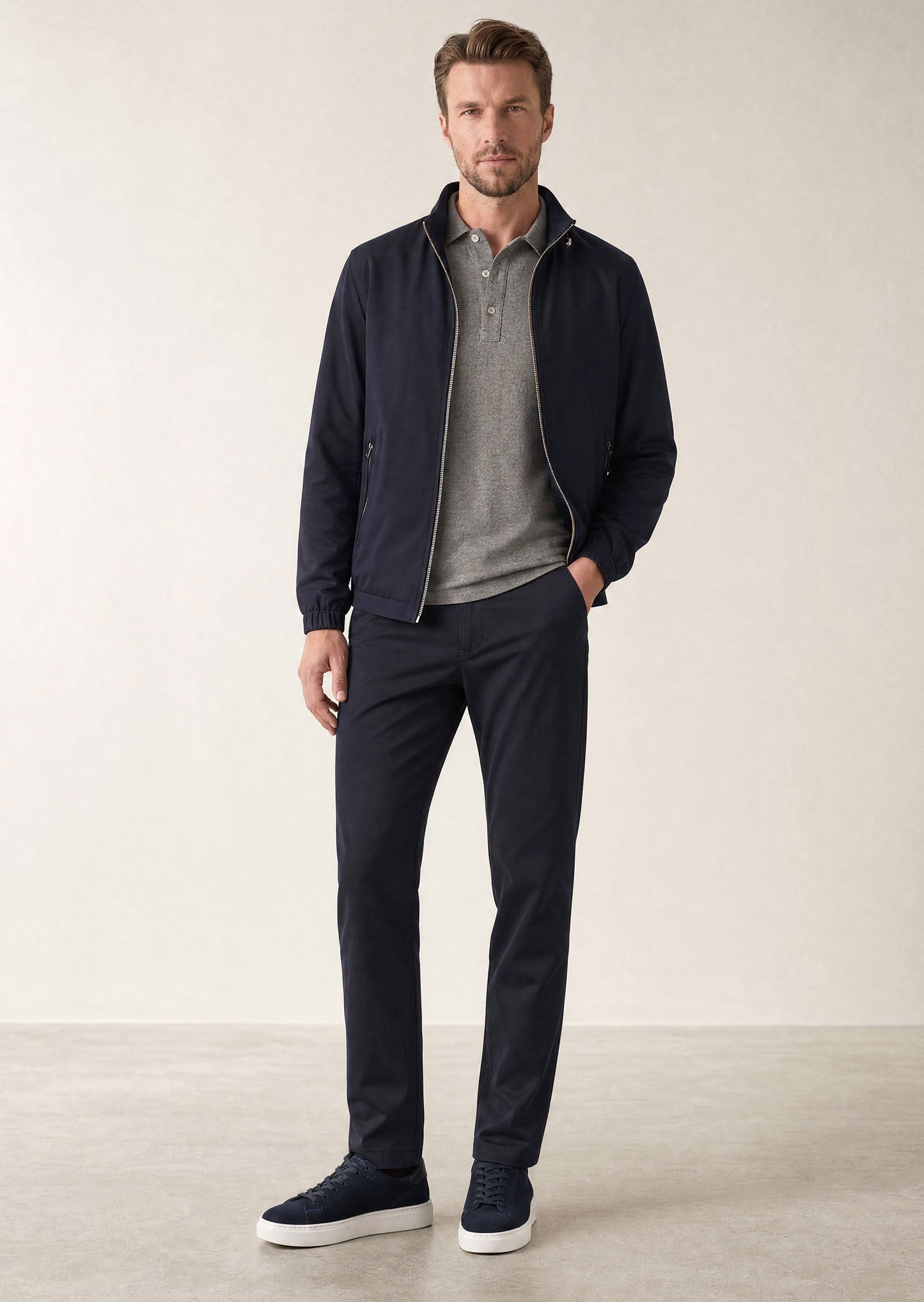 Navy Light Jacket