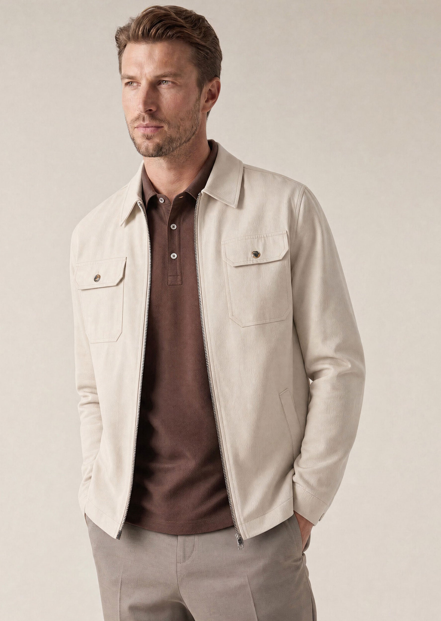 Beige Light Jacket