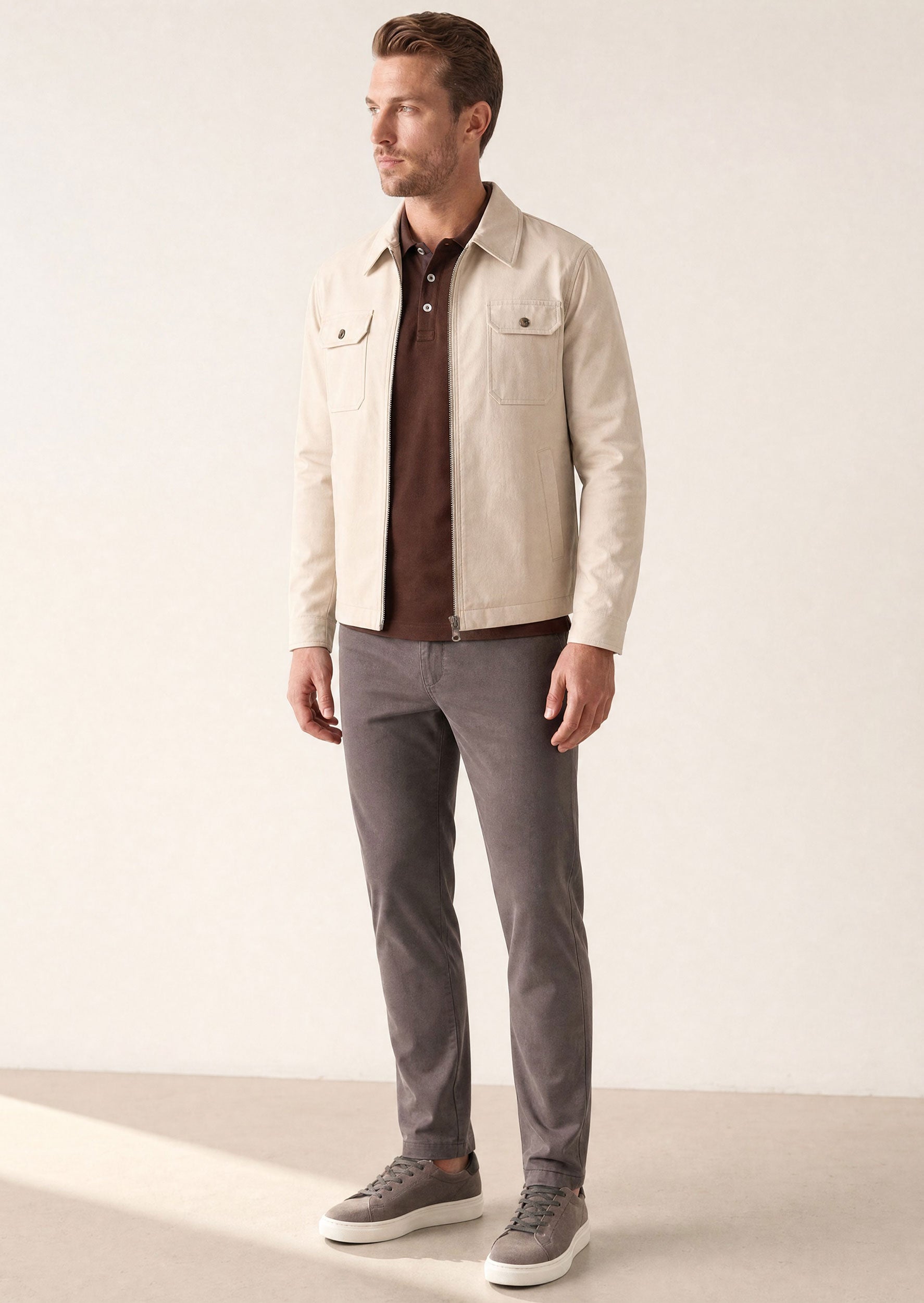 Beige Light Jacket