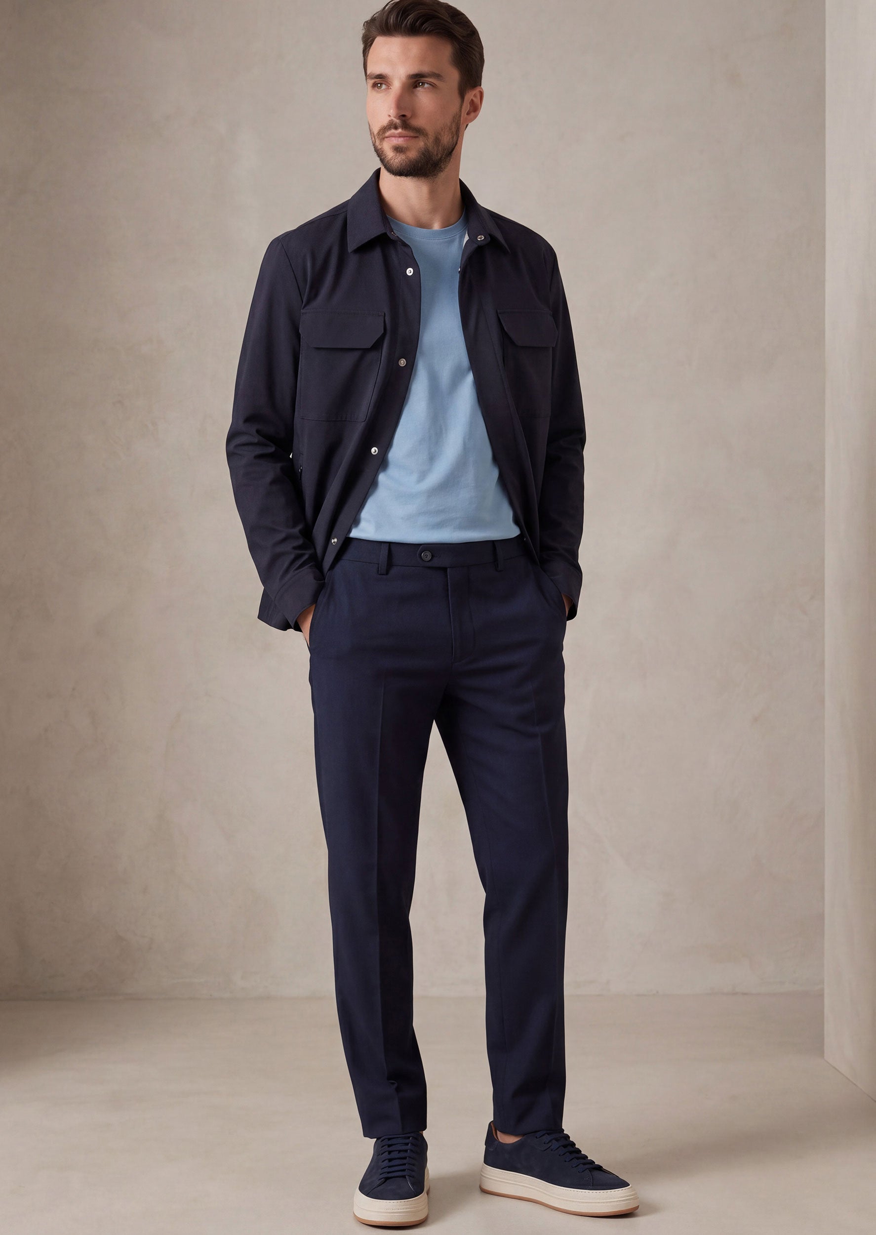 Navy Light Jacket
