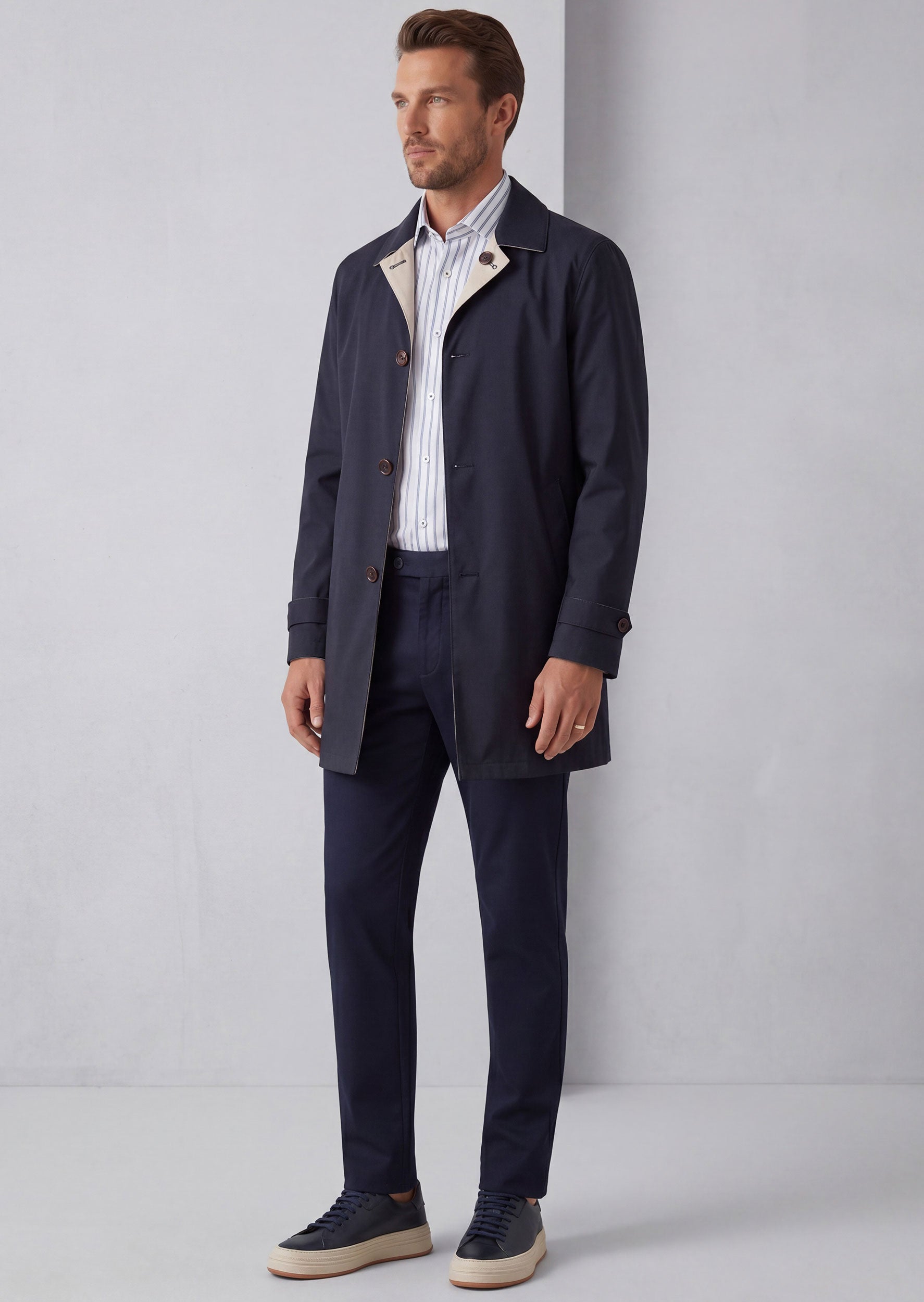 Navy - Stone Light Jacket