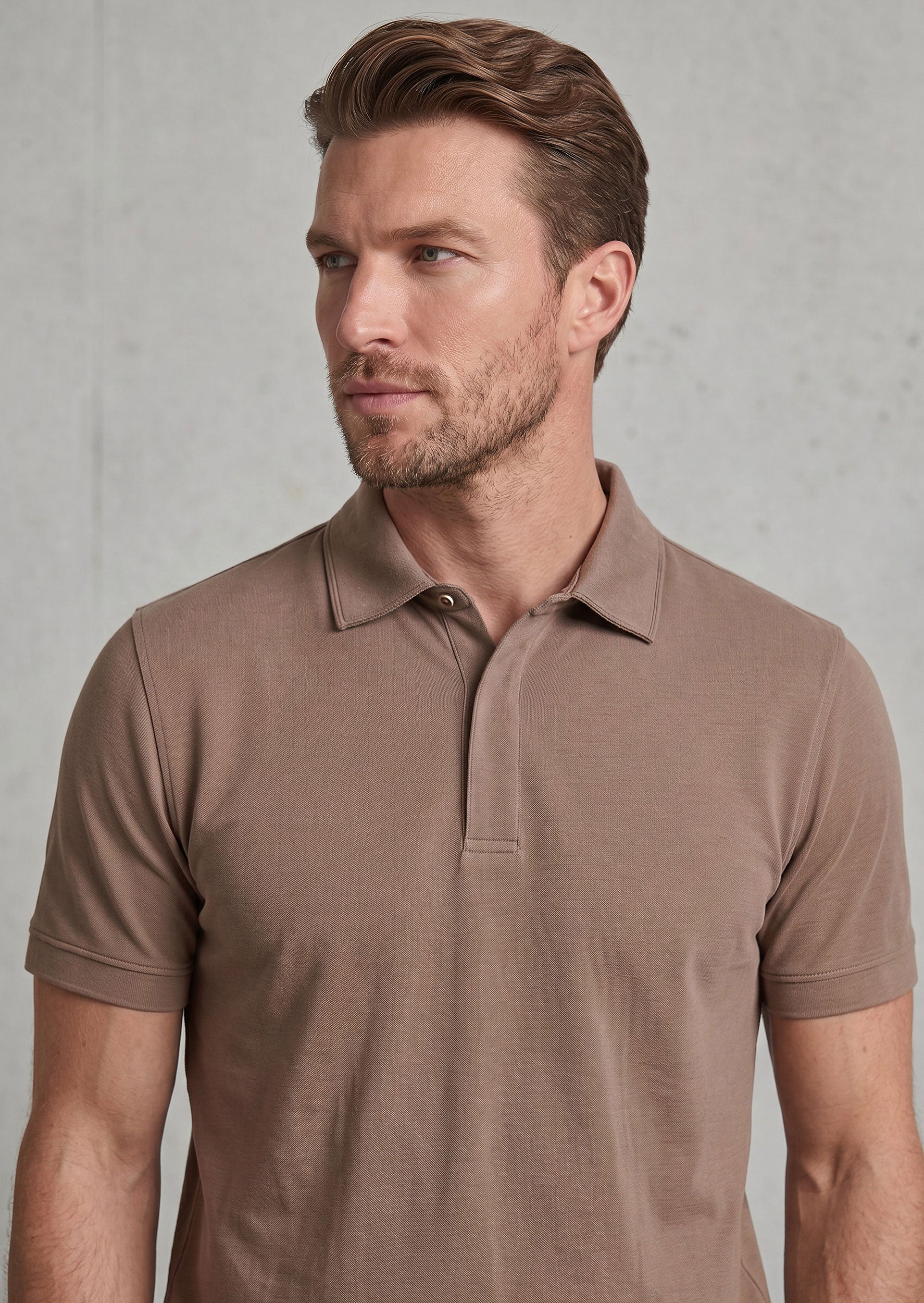 Brown Polo T-Shirt