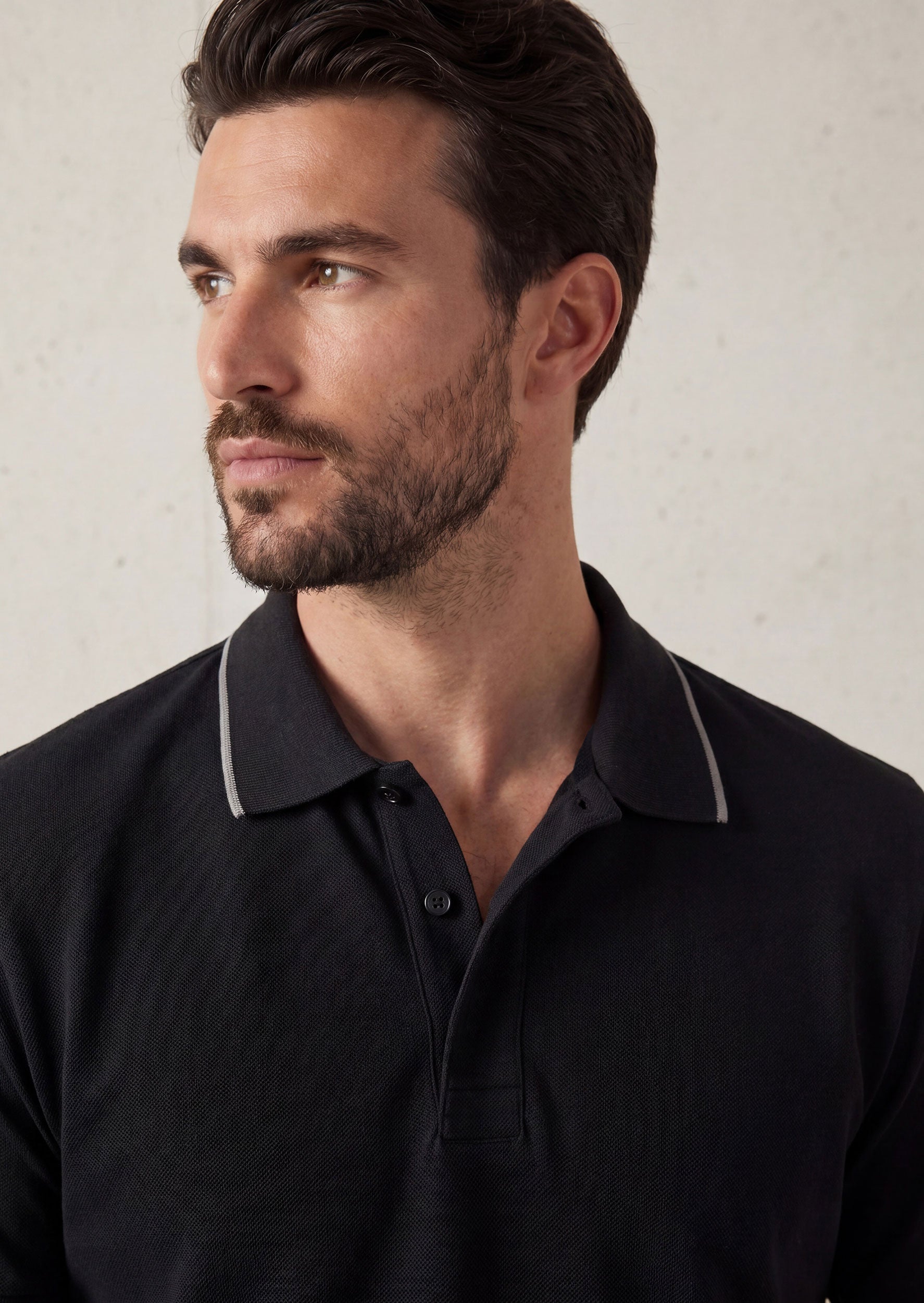 Black Polo T-Shirt