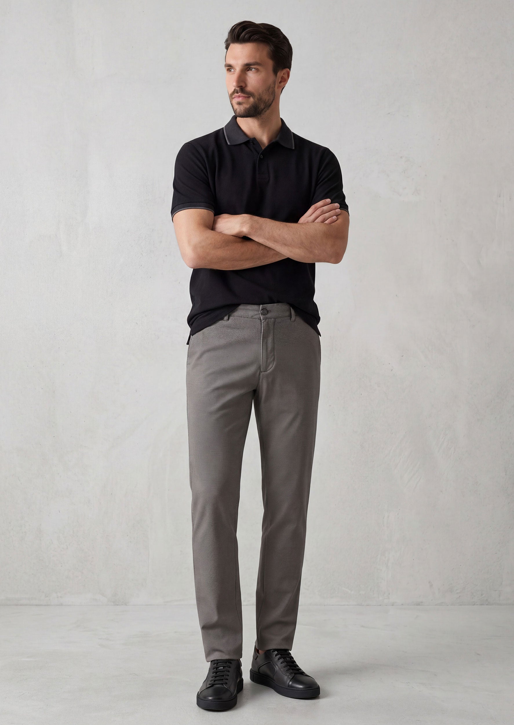Black Polo T-Shirt