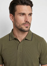 Khaki Polo T-Shirt