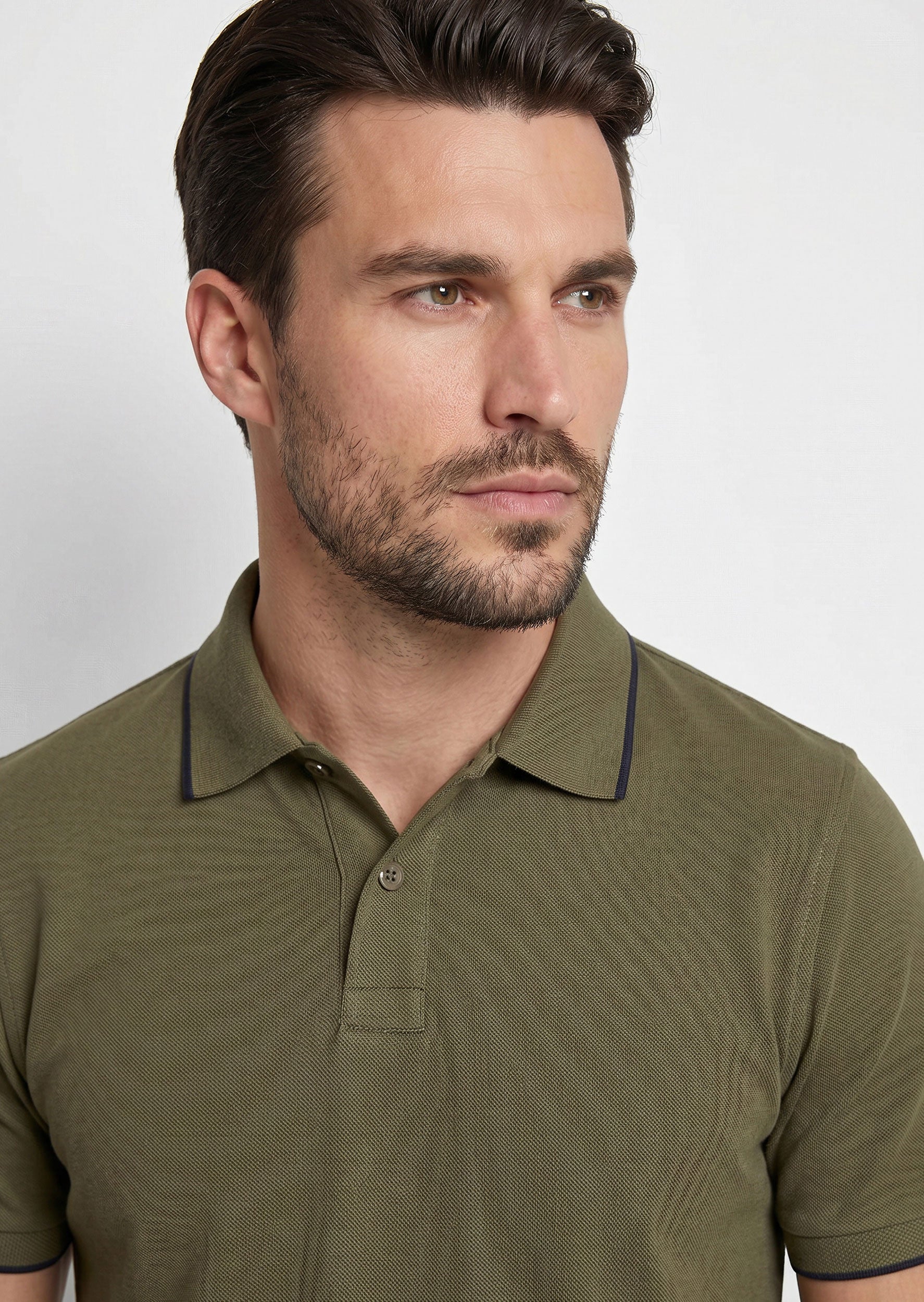 Khaki Polo T-Shirt