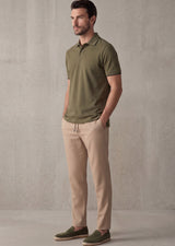 Khaki Polo T-Shirt