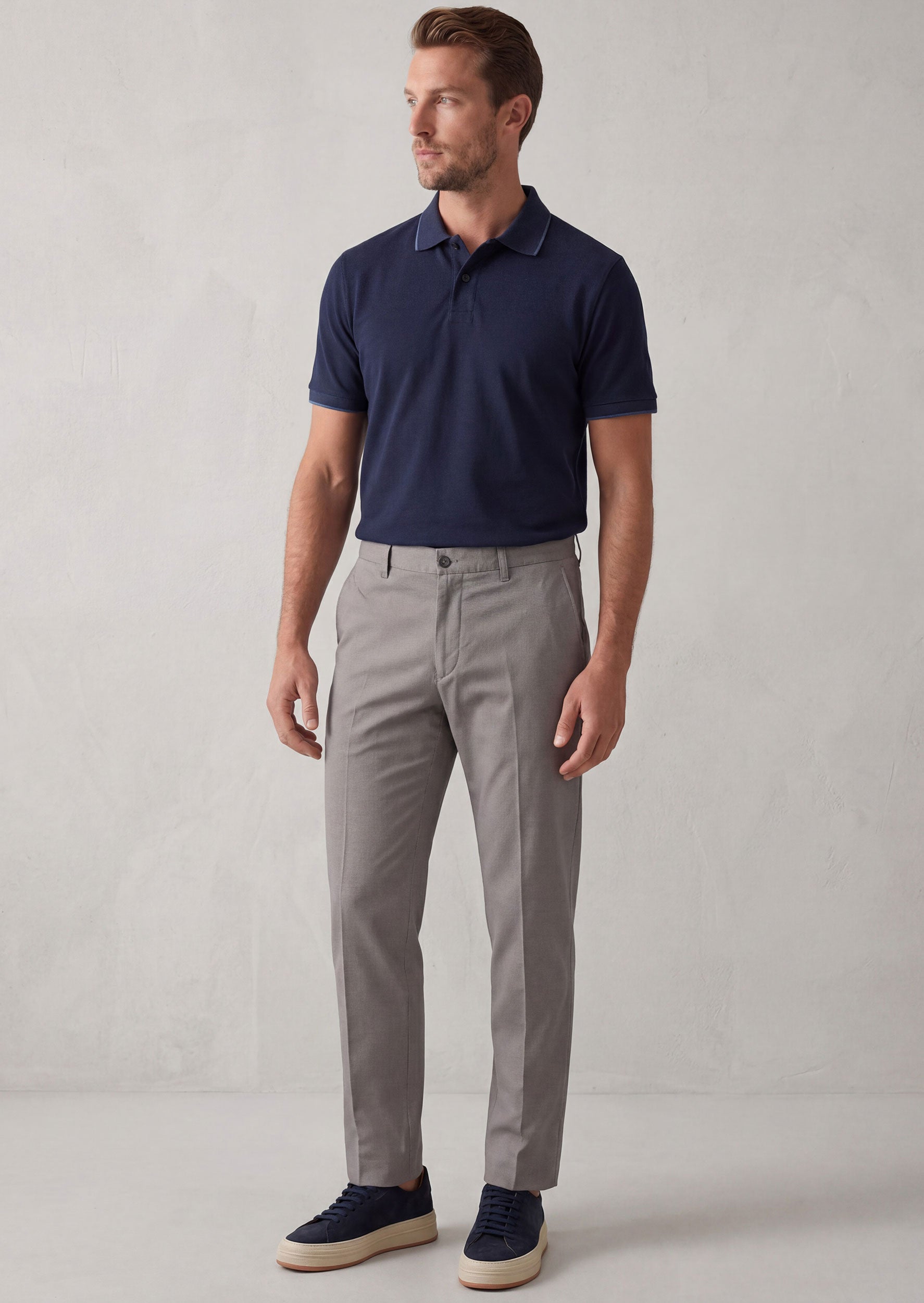 Navy Polo T-Shirt
