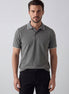 Anthracite Melange Polo T-Shirt