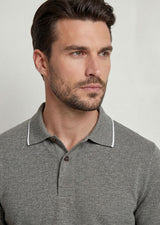 Anthracite Melange Polo T-Shirt