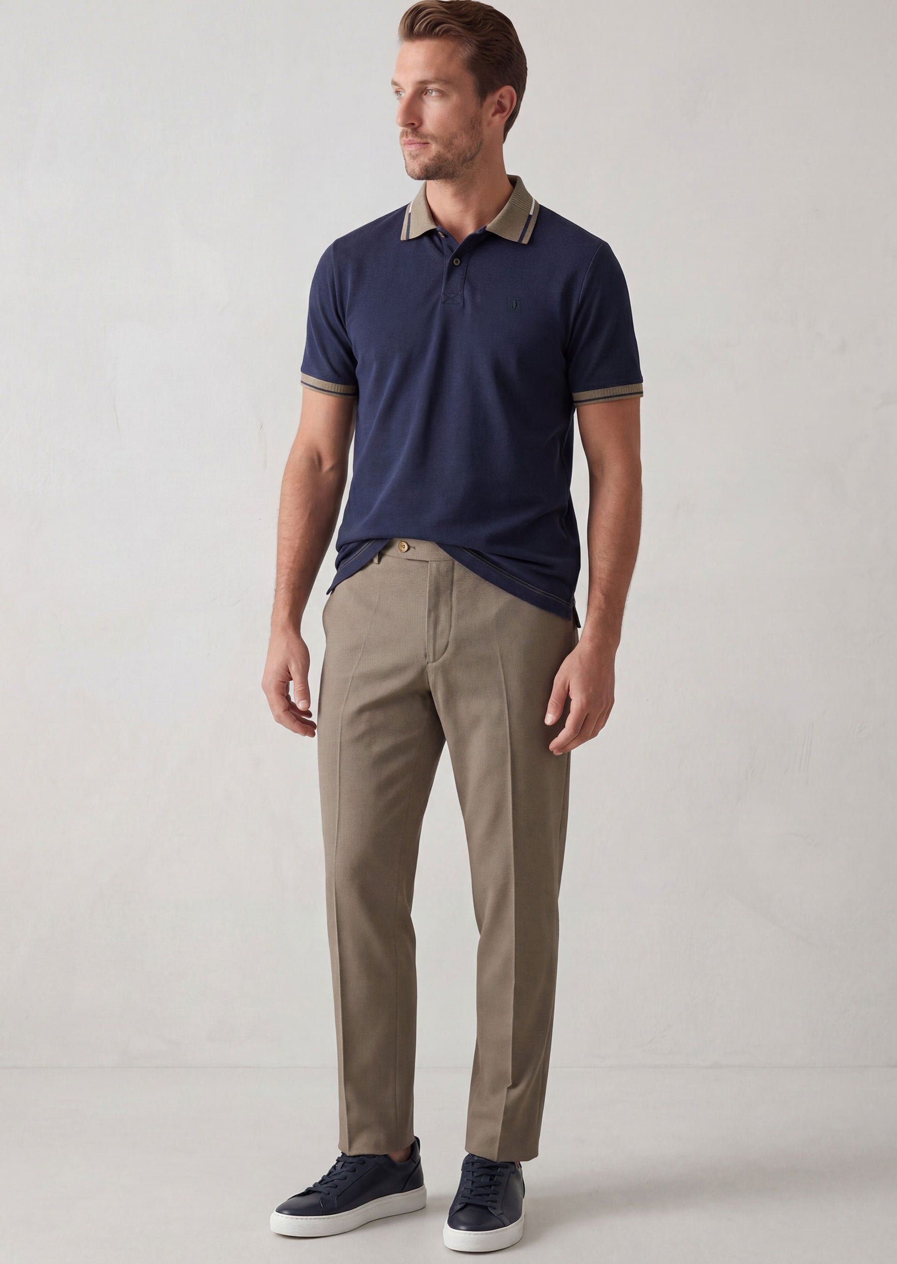 Navy Polo T-Shirt
