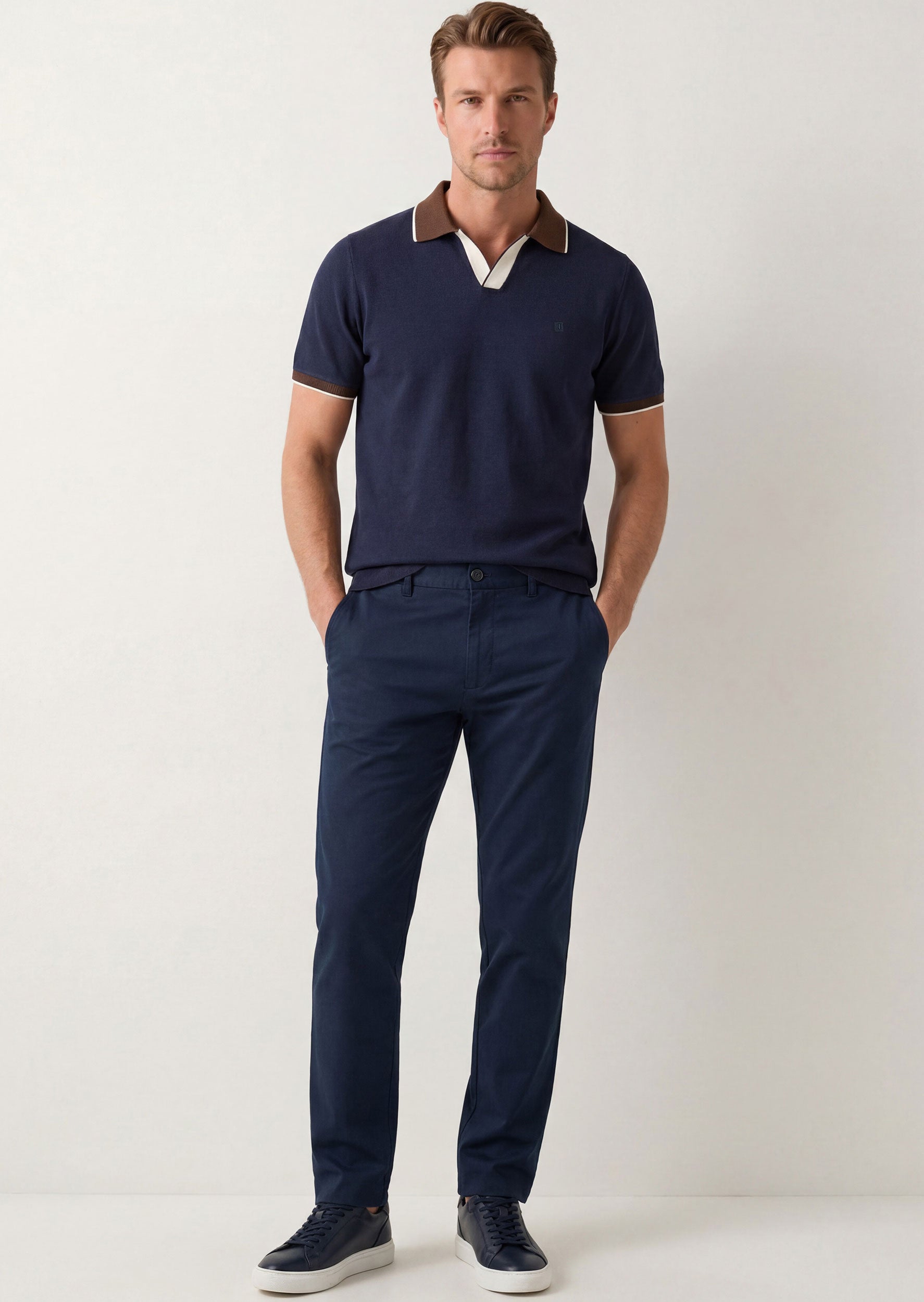 Navy Polo T-Shirt