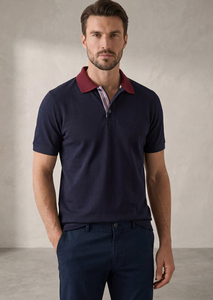 Navy Polo T-Shirt