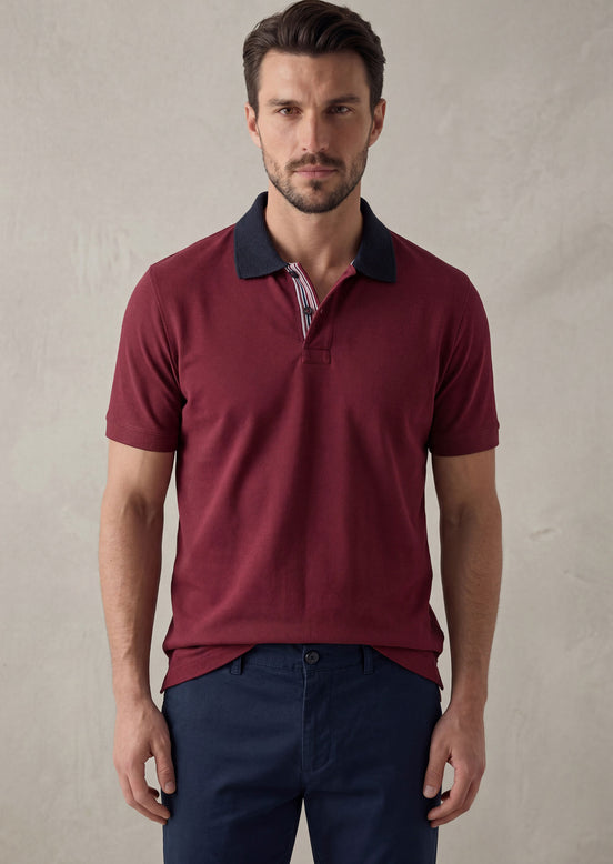 Burgundy Polo T-Shirt