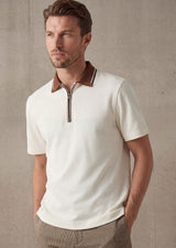 Cream Polo T-Shirt