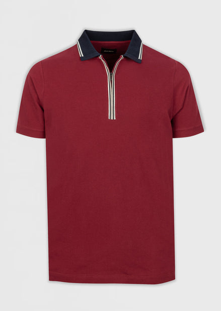 Burgundy Polo T-Shirt