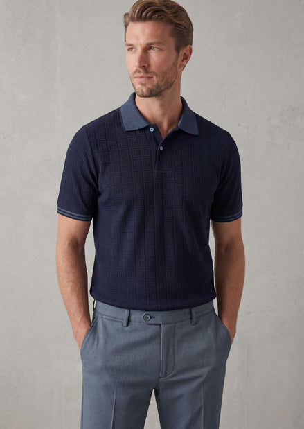 Navy Polo T-Shirt