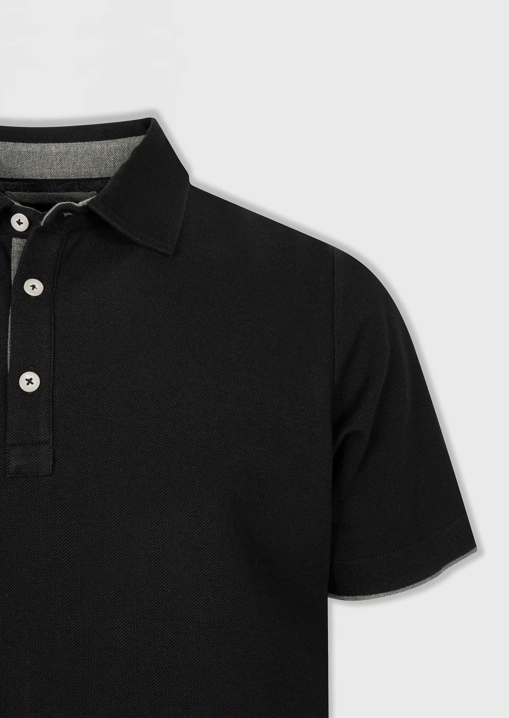Black Polo T-Shirt
