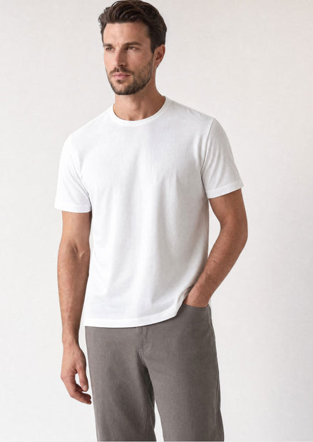 White Crew Neck T-shirt