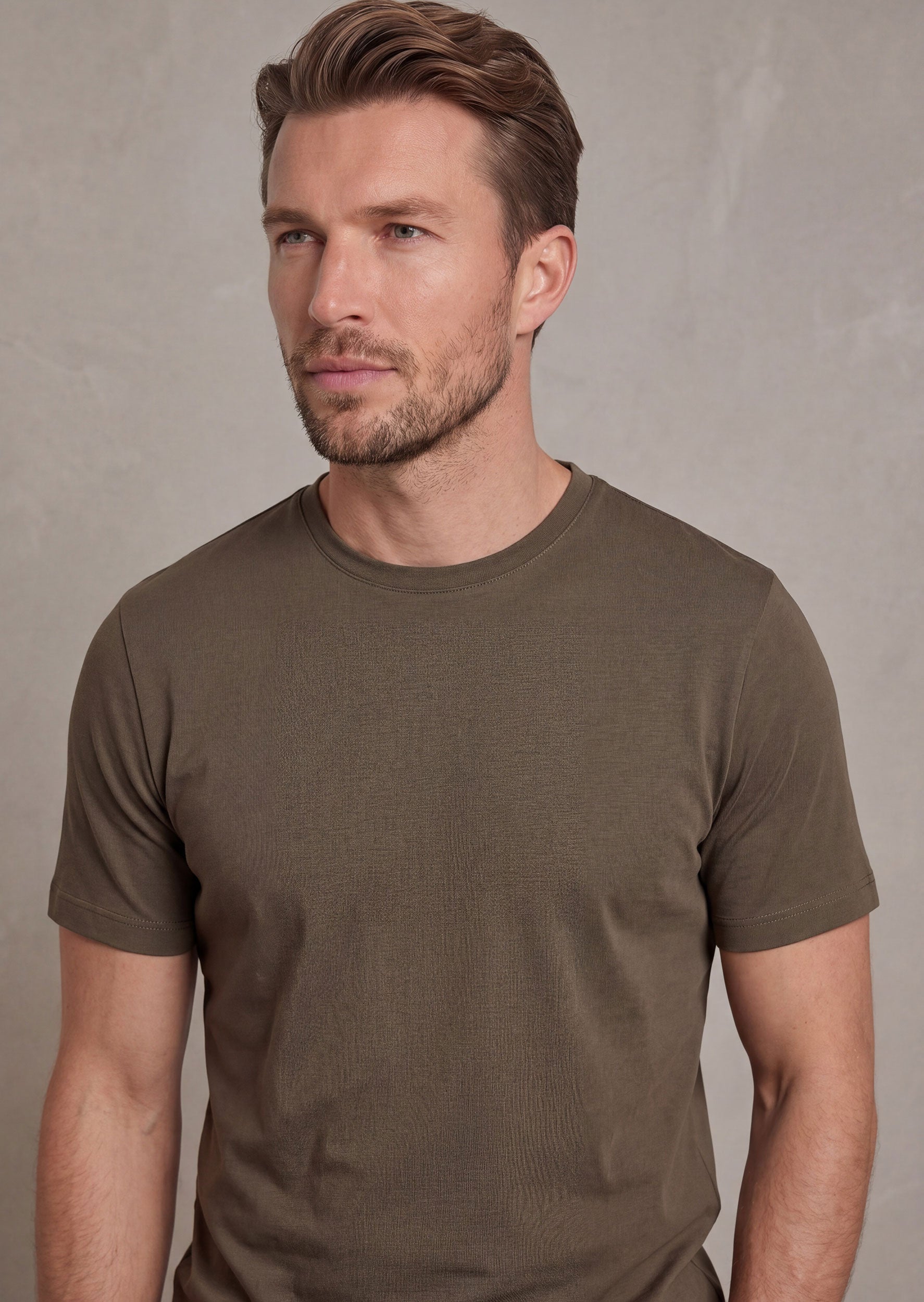Green Crew Neck T-shirt