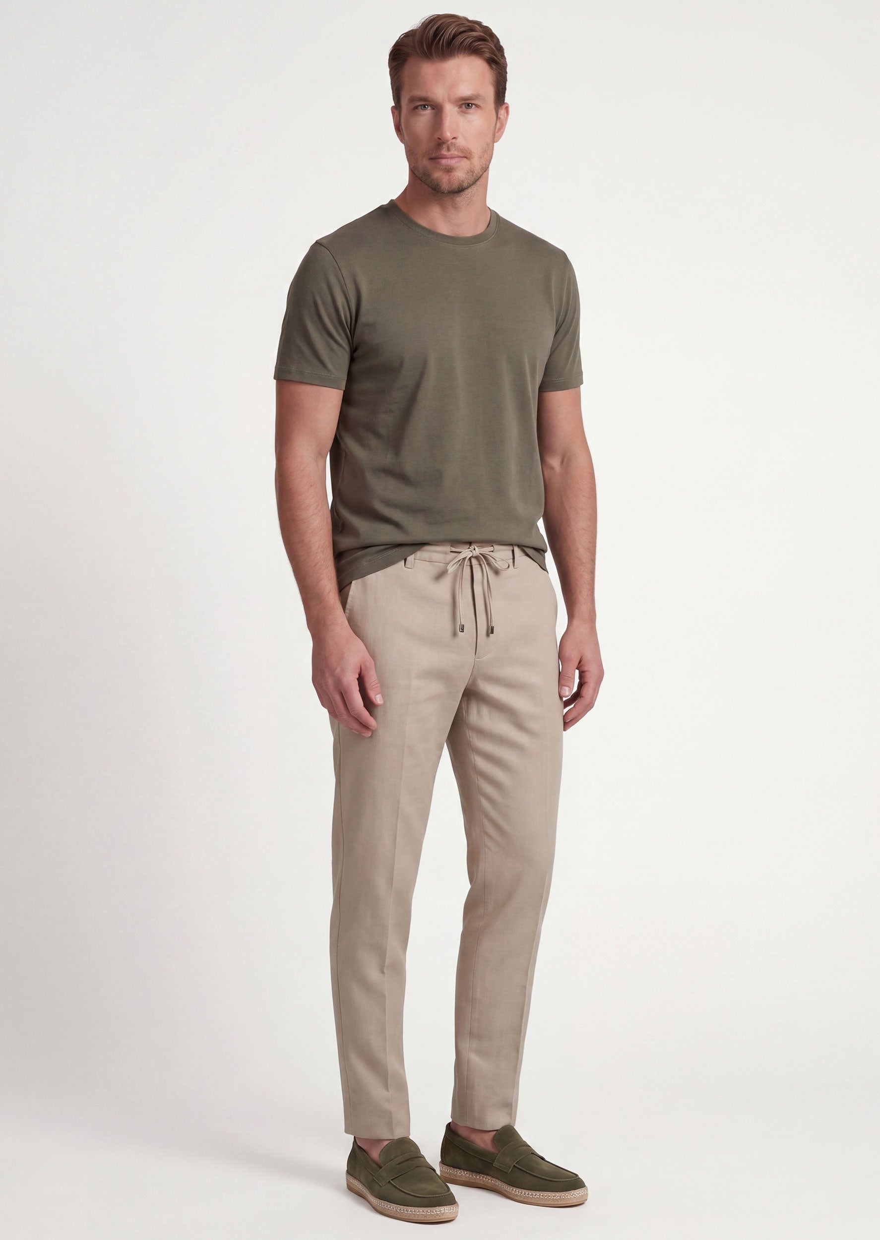Green Crew Neck T-shirt