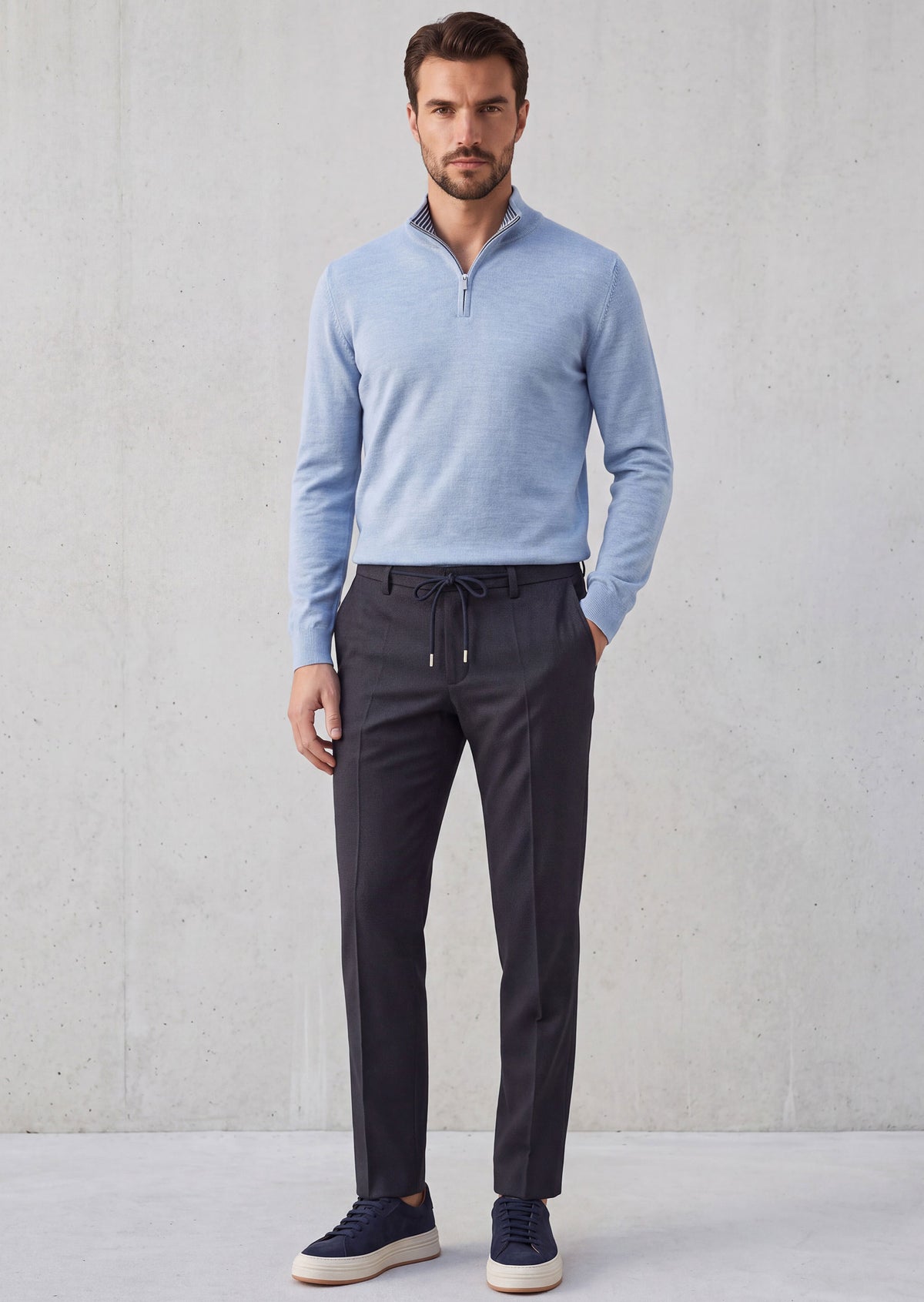 Navy Chino & Casual Pant