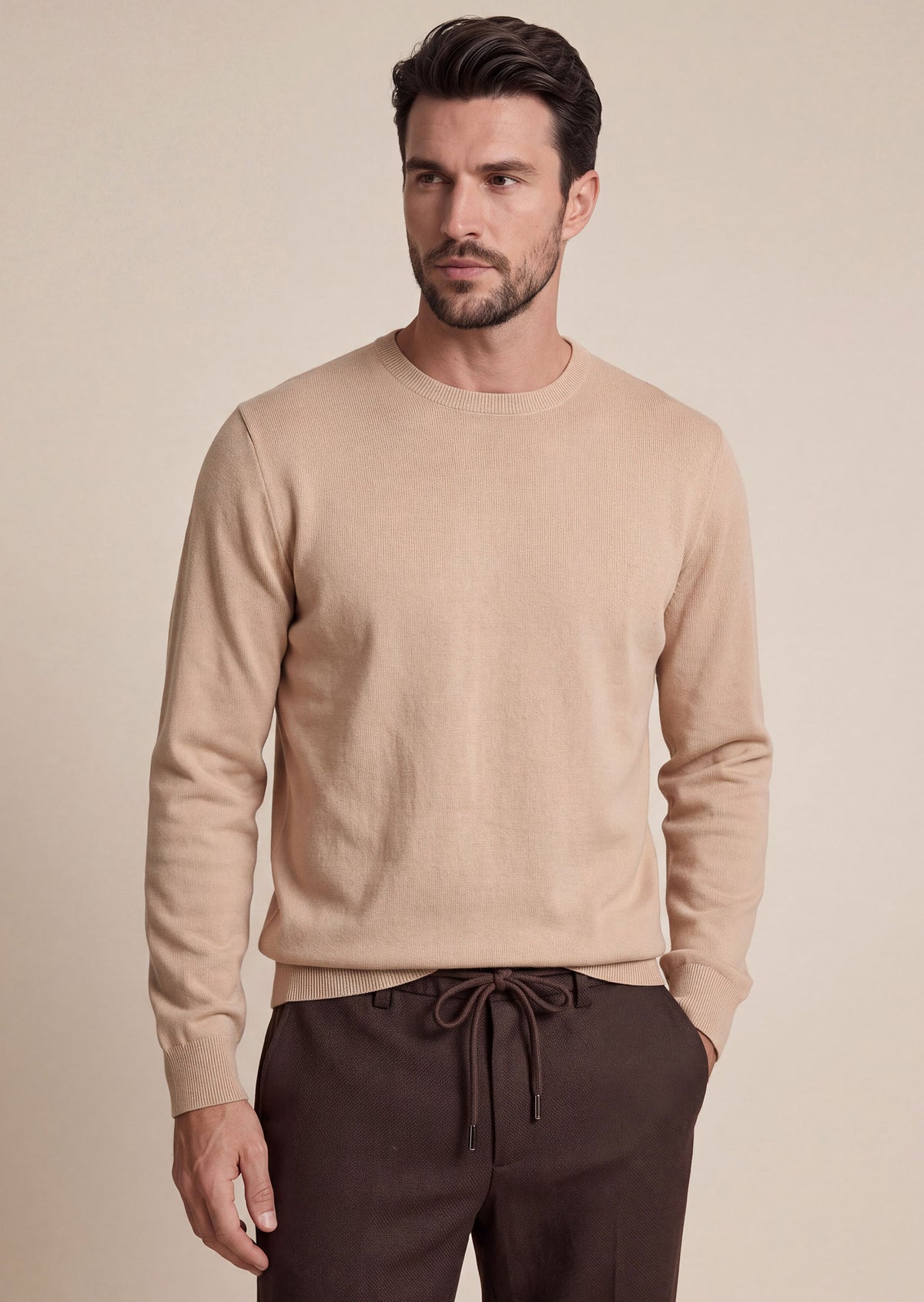 Beige Sweatshirt