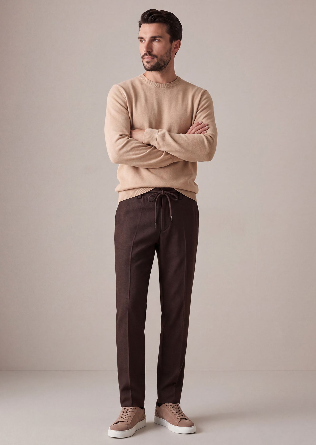Beige Sweatshirt