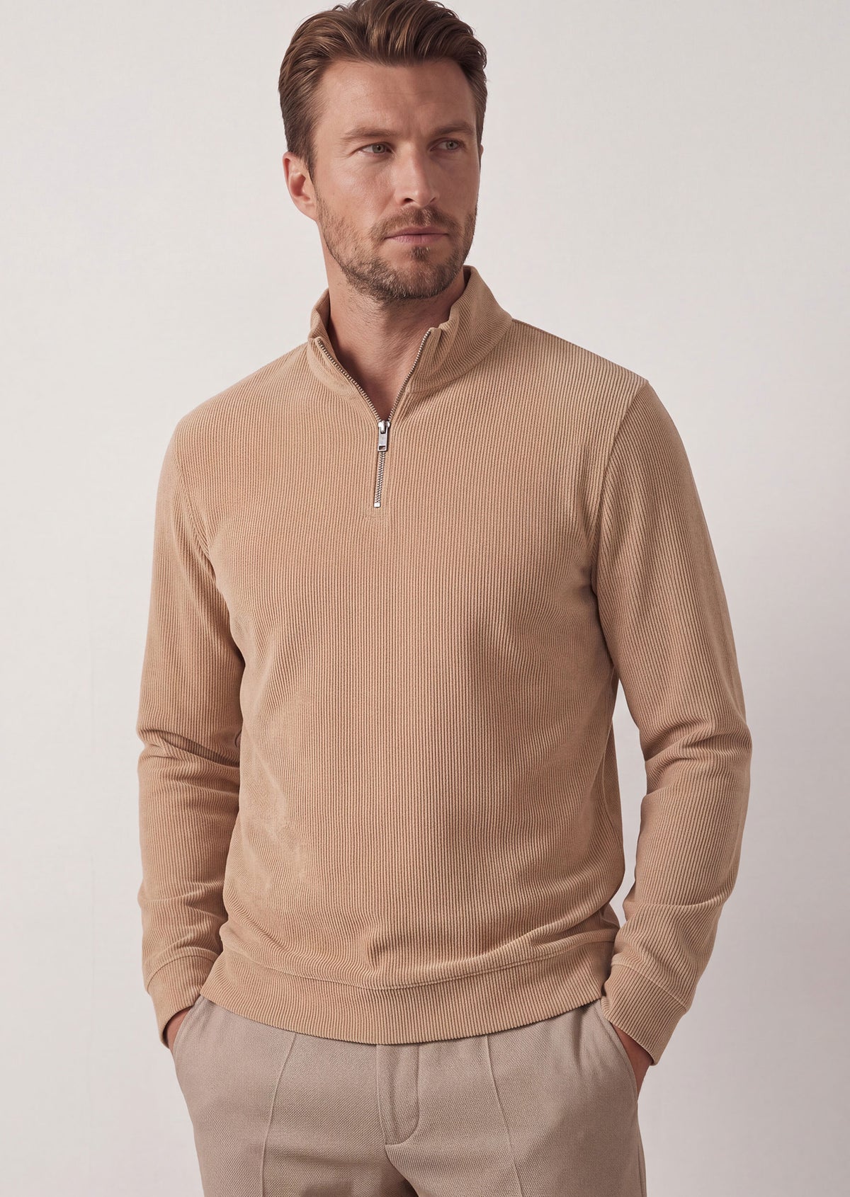Beige Sweatshirt