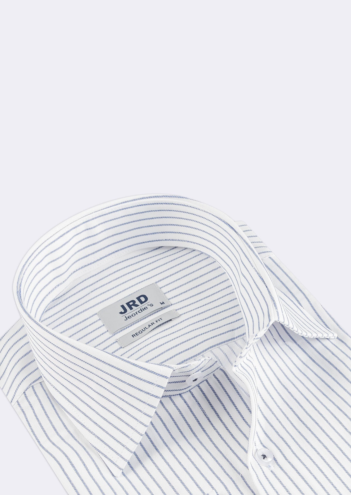 White - Navy Long Sleeve Shirt